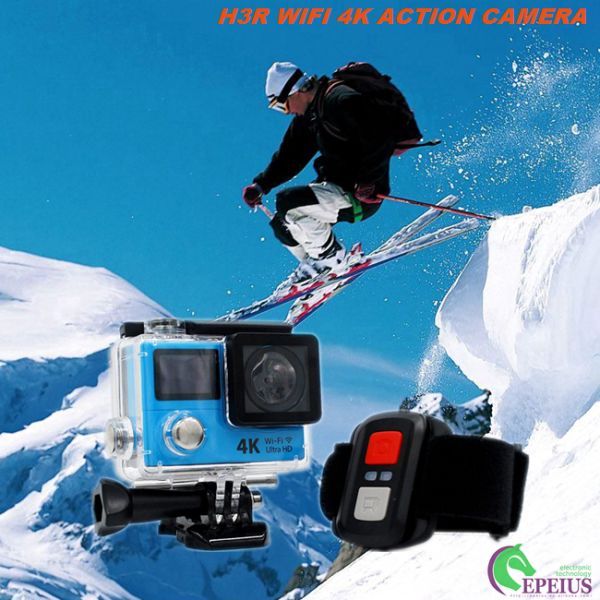 Waterproof Sports Action Video Camera H3R , Dual Screen 4k Ultra Hd Action Camera