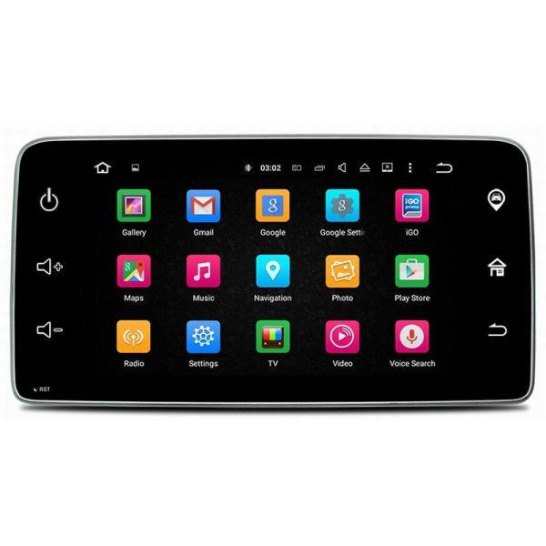 Ouchuangbo auto radio head unit video stereo android 7.1 for Mercedes Benz Smart 2015 with MP3 MP5 calendar 4*45