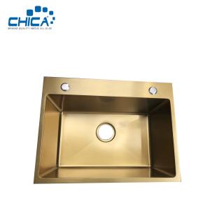 Wholesale Kitchen Sink Single Bowl Stainless Steel Kitchen Sink Topmount Kitchen