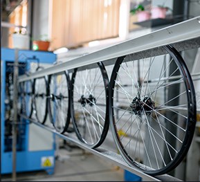 Lightweight Disc Brake Road Bicycle Wheelset 700c Tubeless Type 24H Spoke Hole