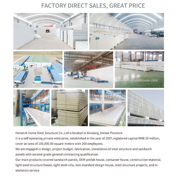 Sandwich Panel Flat Pack Prefab House Prefabricated Container Cabin