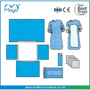 Healthcare Sterile Surgical Drape Pack Disposable Sterile Drapes Blue
