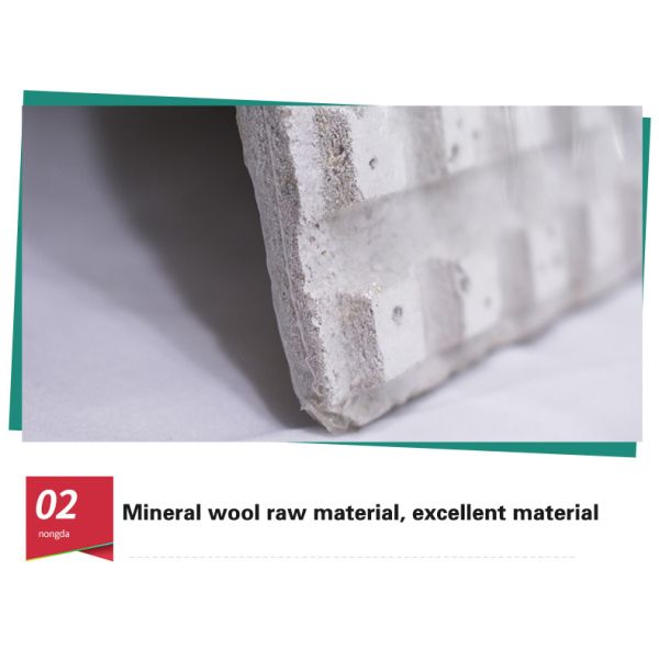 Interior Decoration Sound Proof Material Mineral Wool Acoustic Board for Ceiling