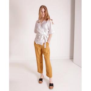 Fashionable Women Linen Blouse