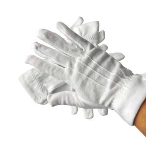 Cheap 10.5 Inch 100% Cotton Seamless Knitting Anti Static Gloves wholesale