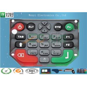 Cheap Custom Membrane Keypad , Silicone Numeric Keypad High Gloss Oil Treatment wholesale