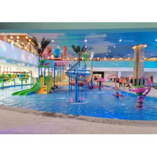Big Ocean Theme Water Feature Playground 42x30m For Commercial Use