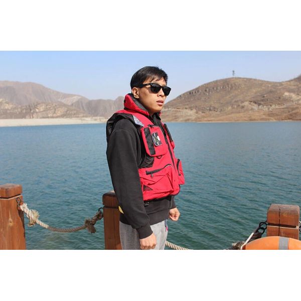 Nylon Lifesaving Waterproof Water Sport Life Jacket Blue Fishing Life Vest For Kids