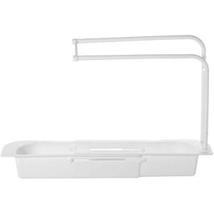 Cheap Pp Telescopic Sink Shelf / Expandable Storage Drain Basket Customizing wholesale