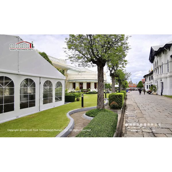 Aluminum PVC Mini Outdoor Party Tents With White Closed Curtain