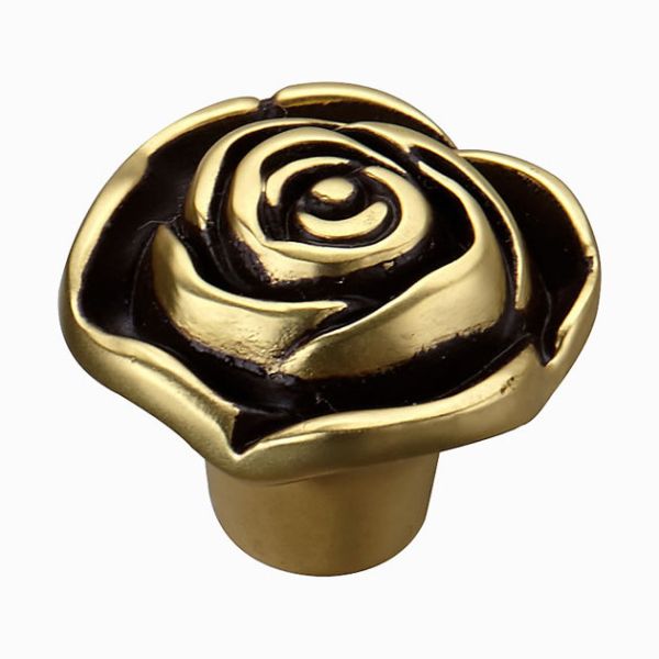 Furniture Hardware Brass Cabinet Pull Handles For Drawer