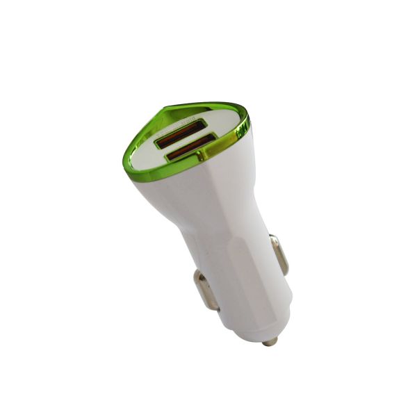 Super Fast Double Car Charger Adapter Electric Type Colorful Smart Ic Recognization