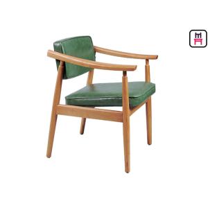 Comfortable Oak Solid Wood Restaurant Chairs Scandinavian Design Furniture