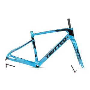 Cheap Cyclocross GRAVEL Disc Carbon Road Bike Frame Strong 700*40C wholesale