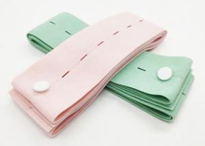 China Anti Tearing Fetal Tranducer Monitoring Belt With Buttons Latex Free Material on sale