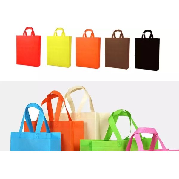 Spun Bonded White 80gsm Non Woven Reusable Bags