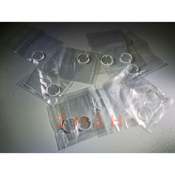 Customized Size Sapphire Optical Window 2mm Thickness With Hole