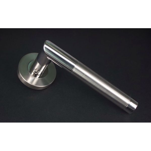 Wooden Door Hardware Door Handles And Locks Wire Drawing Surface With Oem