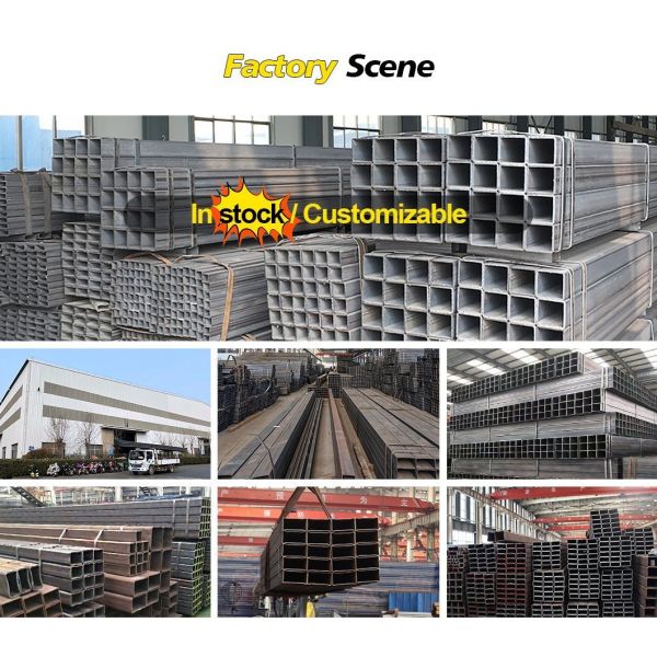 Q215 Q235 Q345 Square Tube 0.5-30mm Wall Thick Hot Dipped Galvanized Square Steel Pipe Prime Quality High Strength ASTM A36 20mm Carbon Steel Square Pipe