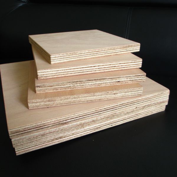 Commercial Natural Okoume Veneer Faced Plywood For Furniture