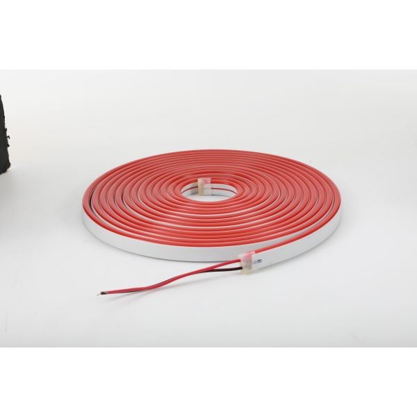 Red 6 X 12mm IP65 Single Neon Light DC 12V Flex LED Strip Lights Neon For Sign Decorate