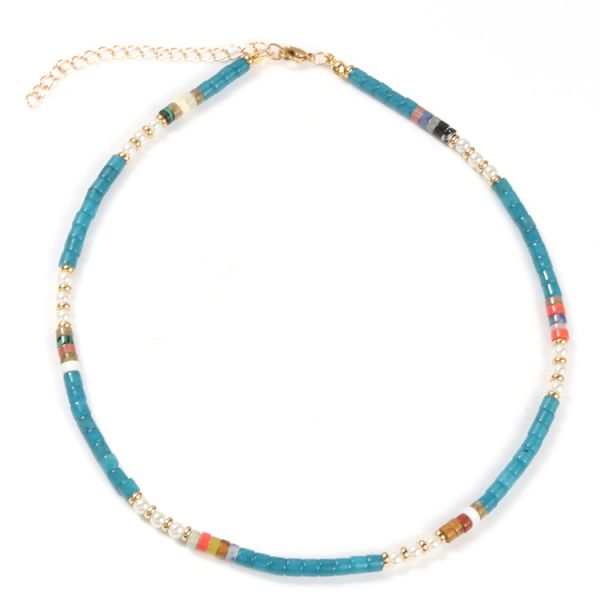 18.5cm Freshwater Pearl Bracelet , Natural Stone Tila Tile Bracelets