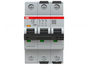 China 2CDS383001R0201 S303P-D20 Miniature Circuit Breakers MCBs 3P 20A on sale