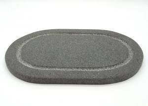 Cheap Basalt Steak Stone Grill Plates , Oval Stone Grill Hot Plates For Cooking wholesale