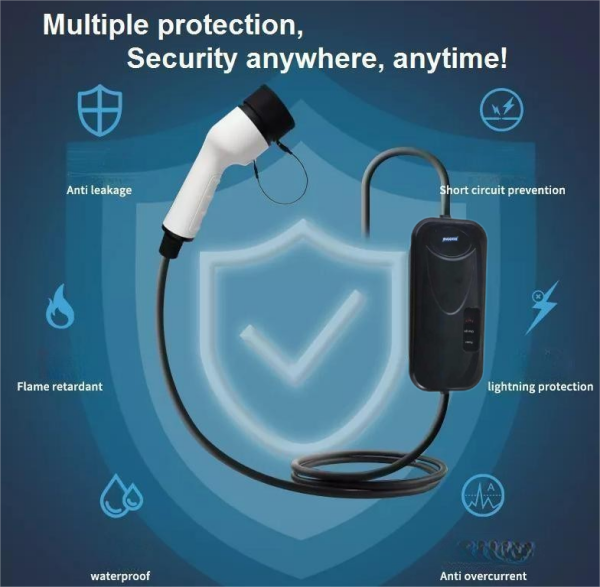 Diy Type 2 Portable Ev Charger Mode 2 1 3.5kw 7kw For Electric Vehicle Car