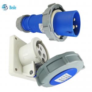China Standard ICE60309 Industrial Plug Socket IP67 Rating 3Pins(2P+E) 32Amp on sale