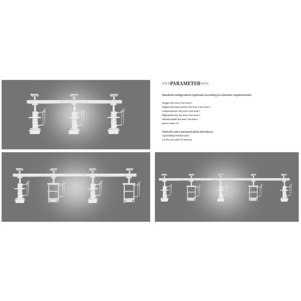 ICU Medical Suspension Bridge Combination Of Dry And Wet Dry And Wet Separation