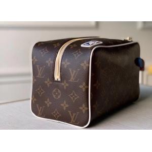 Monogram Printing Leather Chain Casual Handbags Shoulder Bags With Zipper