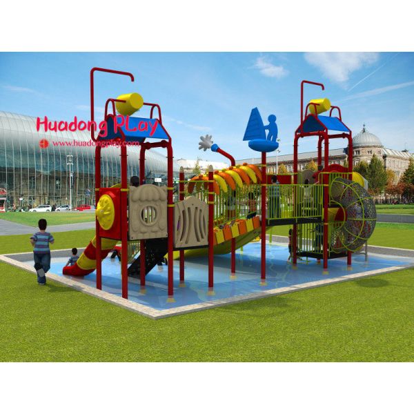 High Safety Water Park Playground Equipment High - Strength Material Wide Color Range