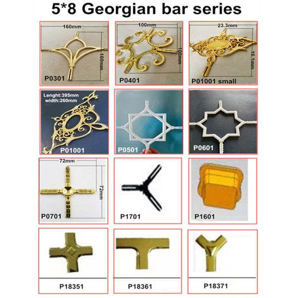 Spacer Bar Decoration Plastic Corner Connector Screen Door Plastic Corner Inserts