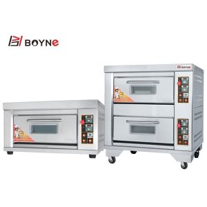 China Deck Gas Oven 1 Deck 1 Trays Bakery Oven Temperature Controlled For Commercial Kitchen on sale