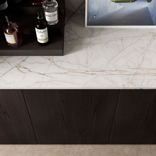 Custom Aluminum Simple Wood Veneer Wall Cabinet Kitchen Modern 304 Stainless Steel Kitchen Cabinet With Island