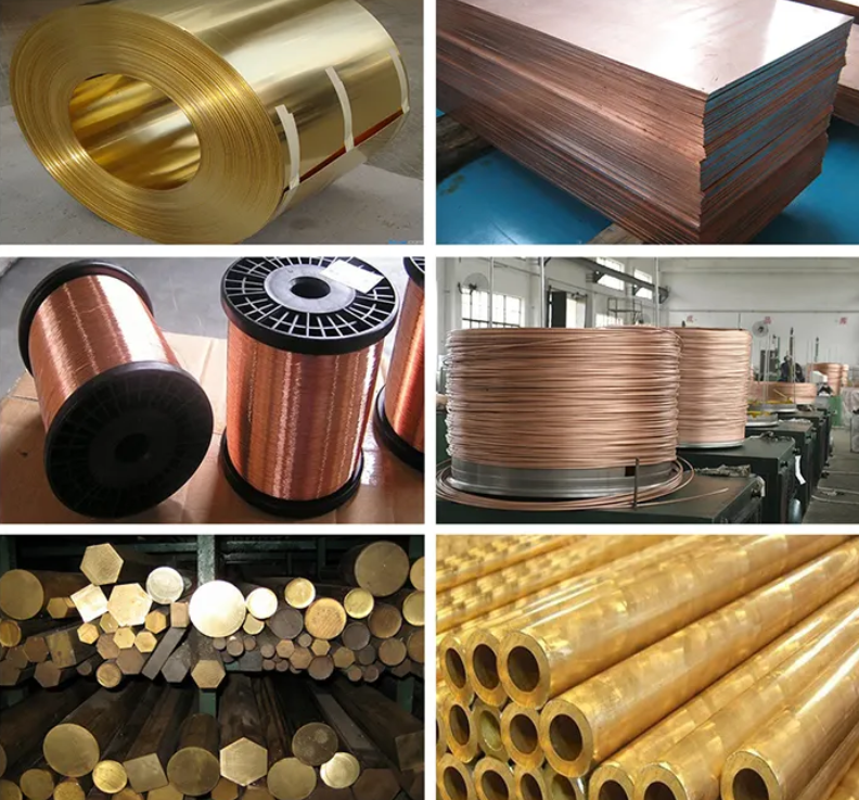 99.99% C65500 C65800 Nickel Brass Hairline Copper Plate Sheet ASTM B187 1/16" Hard