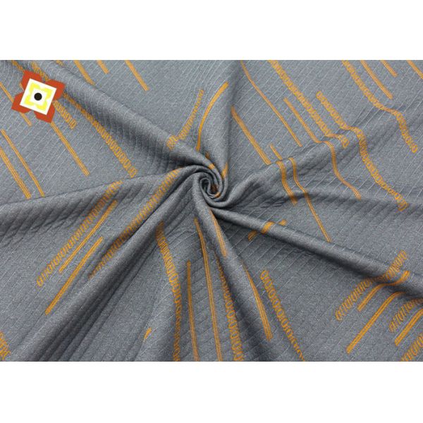Guangzhou wholesale Stretch Pillow Mattress Quilting Fabric Knitting Jacquard Air Layer Modal Grey mattress fabric