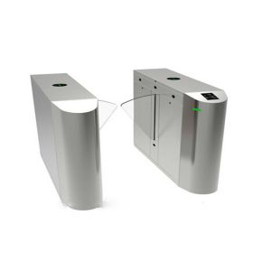Metro / Stadium Fingerprint Scanner Stainless Steel Turnstile With Alarm Photocell