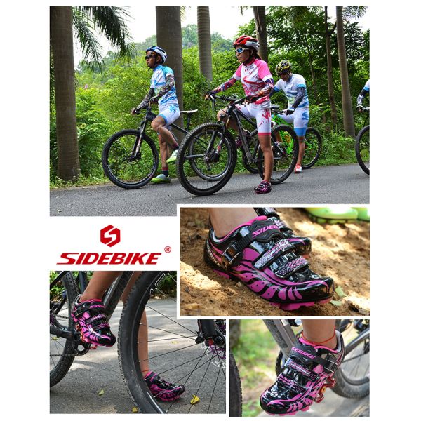 Dampproof Ladies MTB Cycling Shoes Nylon TPU Outsole High Pressure Resistance