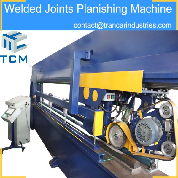 Automatic PLC Weld Planisher For Steel Sheet Tank Shell Surface Longitudinal planishing machine