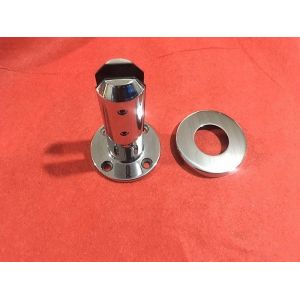 Cheap Customizable Frameless Glass Balustrade Fixings , Inox Glass Pool Fence Fittings wholesale