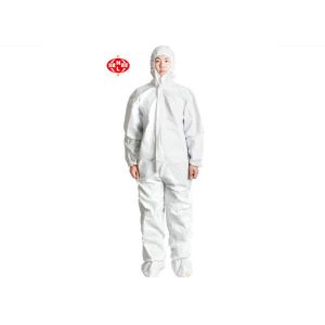 70gsm Non Irritating Hooded Disposable Safety Coveralls,Disposable anti static