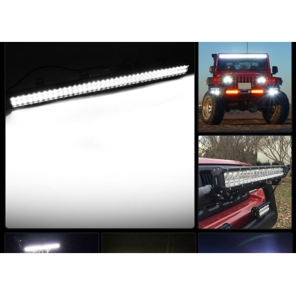 Natural White Off Road LED Light Bar 4x4 , Car Off Road LED Fog Lights