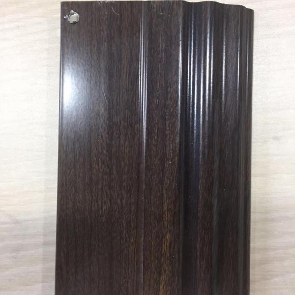 Customized Wood Grain Aluminum Extrusion Smooth Floor Skirting Board