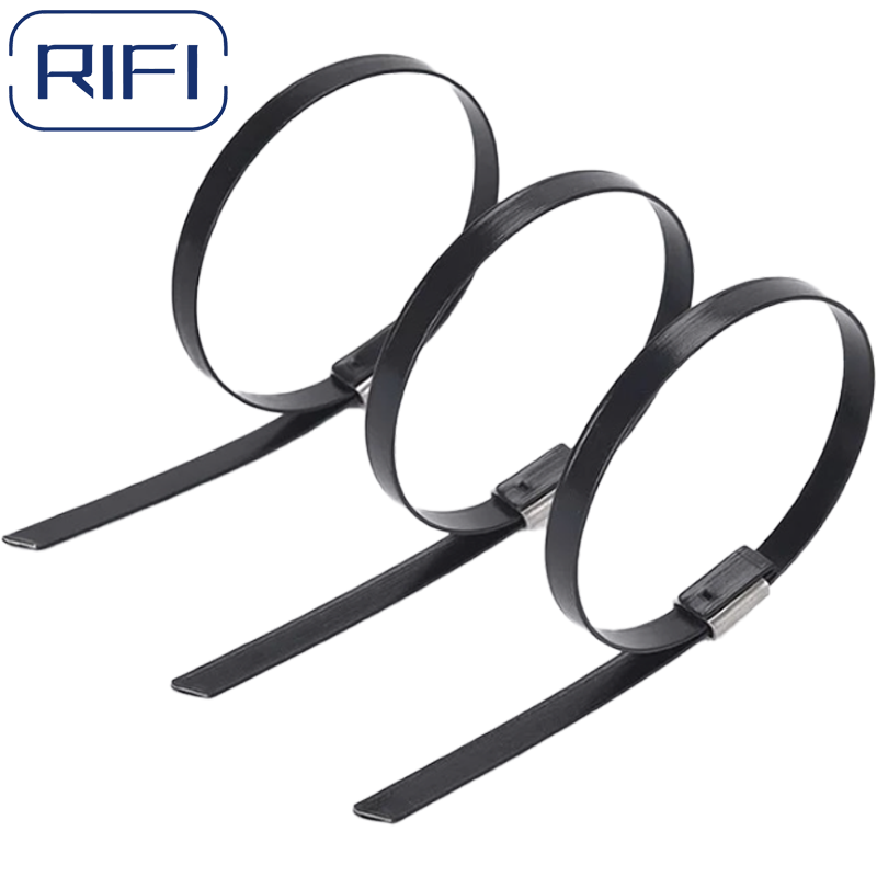 Stainless Steel 304,316 All Epoxy Coated Stainless Steel Ball Lock Type Cable Tie