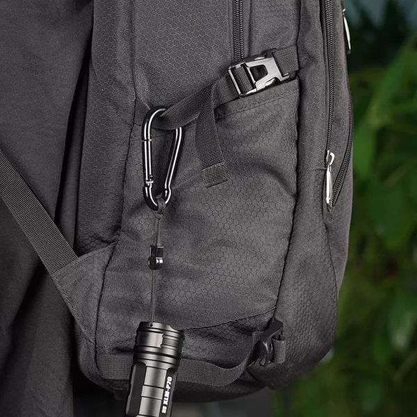 Precision Casting Technology Stainless Steel Snap Hook with Black Zinc Plated Spring Hook