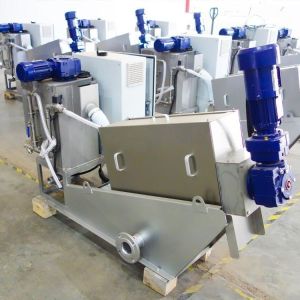 Screw Press Chemical Plant Sludge Dewatering Equipment Full Automatic