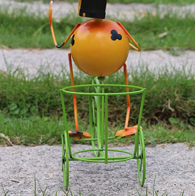 Metal Art IP44 Dog Animal Shaped Solar Garden Lights