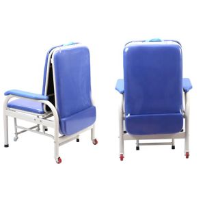 Cheap Aluminum Alloy Hospital Folding Chair Bed , Medical Accompany Chair wholesale